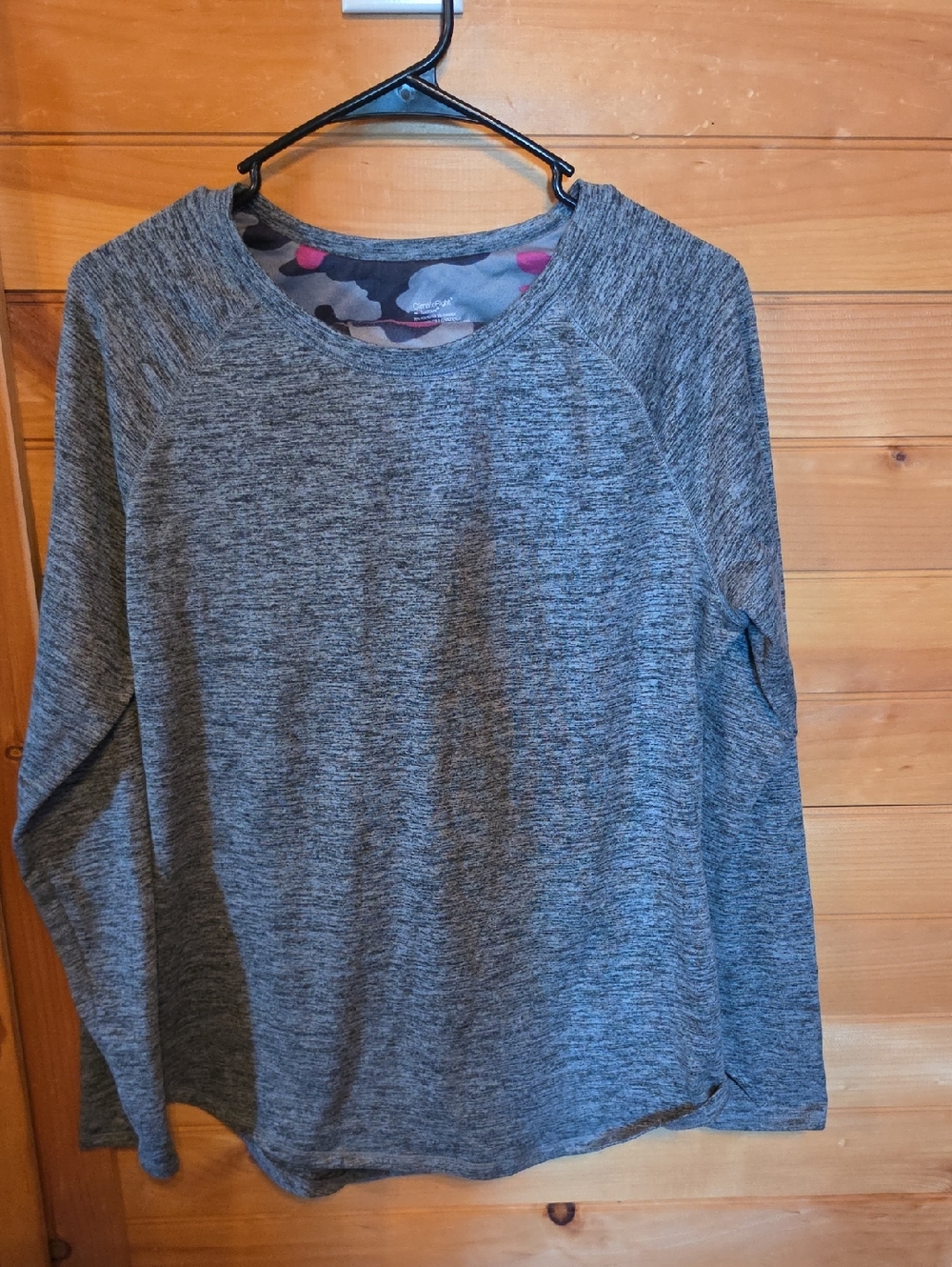 Heather Gray Long Sleeve Pajama Shirt And Pants